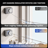 Invisible Retractable House Interior Small multipurpose Clothese Rack Wall Rope For Drying Clothes