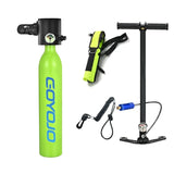 0.5L Mini Scuba Tank Dive Diving Equipment Underwater Breath Device Cyder Oxygen 5-10 Minutes C Set