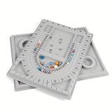 DIY necklace, bracelet bead design board, measurement board