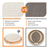 Cat Scratcher Kitten Interactive Toy Scratching Pad With Ball Track Spring Ball For Chasing Hunting