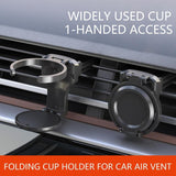Outlet Vehicle Air Vent Multifunctional Car Adapter Dashboard Cup Holder Beverage
