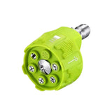 6 In 1 Multifunctional Nozzle For Pressure Max 3500 PSI Portable Power Washer Accessories 1/4in