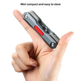 Universal DSLR Camera Rig Folding Screwdrivers and Hex Key Wrenches Tool Set with Seven Functional Tools