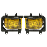 Pair of Left & Right Front Fog Light Transparent Plastic Lens Kit for E30 3-Series 1985-1993