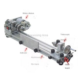 NEW Multifunctional miniature lathe grinding and polishing car beads mini diy woodworking lathe transmission 775
