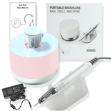 New Brushless Nail Drill Manicure Machine 35000RPM Professional Electric Nail Sander Lower Noise With Hidden Lift Storage 80W