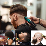 2024 New Resuxi LM-661 Rechargeable Trimmer Oil Head Electric Push Shear Hairsalon Home Men's Carved Hair Clipper