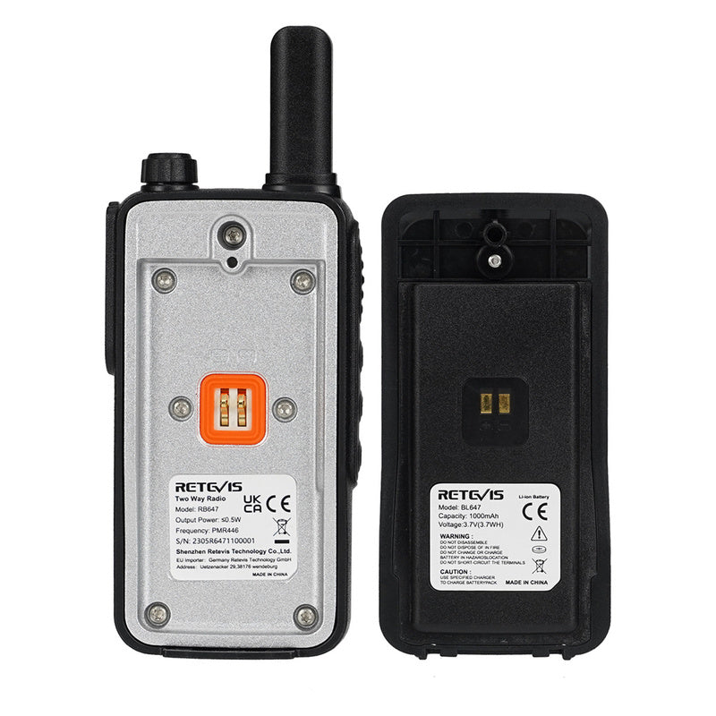 RETEVIS RB47 intercom IP67 waterproof FRS PMR with headphones – mickcara