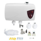 Universial Electric Water Heater W/Temperature Gauge for RV Caravan Motorhome Boat 10L 12V