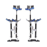 24-40inch Aluminum Alloy Professional Adjustable Drywall Plastering Stilts Painter Tool Black