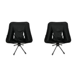 Swivel Chair Camping Portable Folding Chair 360 Rotating with Bag