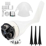 800W Small Wind Generator Turbines Kit 3 Blades Power Parts for Marine Home Charging