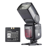 Godox V860II-C E-TTL 1/8000S HSS Master Slave GN60 Speedlite Flash Built-in 2.4G Wireless X System with 2000mAh Rechargeable Li-ion Battery for Canon
