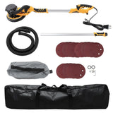 9 Inch Drywall Sander Electric Motor Sander with Automatic Dust Collection 15 Sandpaper and Backpack US Plug 110V