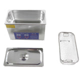 Ultra Sonic Cleaner 40KHz 4500ml Large Capacity Aluminum Stainless Steel Ultra Sonic Jewelry Cleaner for Glasses UK Plug 200-240V