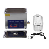 Degassing Ultrasonic Cleaner 6L 2Frequency 40kHz/33kHz Timing Heating Digital Display MH031G