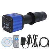 4K 180x C Mount Industrial Camera High Definition Video Microscope Camera for Repairing for SONY Sensor AC 100240VUS Plug