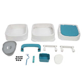 Commode for Adults Anti Slip Soft Padded High Load Capacity Commode Toilet with Garbage Bag