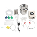 Goat Milking Machine 6L Portable Stainless Steel Electric Automatic Pulsation Vacuum Milker