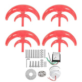 Wind Turbine Kit 4Blade Lantern Vertical Axes Generator Electricity Producer Equipment 1200W24V