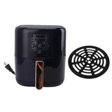 Kitchen Fryer 6.8L Large Capacity Powerful 2400W LCD Screen Display 360 Degree Circulating Heating Fryer