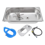 Stainless Steel Glass Rinser Bar Glass Cup Washer Auto Rotation Cup Cleaner for Coffee Shop B-1212-02