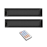 2PCS LED Eyes Windshield Truck Car Display Screen Panel LED Luminous Sign LED Glowing Eyes for Windshield Glass