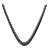 Front Grille Cover V Shape Frame Carbon Fiber Grill Outline Trim Fit for Alfa Romeo Giulia 15?20