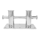 Heavy Duty Double Cross Bollard 316 Stainless Steel Rustproof Mooring Bitt Cleat for Marine Boat