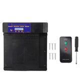 Automatic Chicken Coop Door Remote Control Light Sensing Timer Setting Auto Coop Door Opener Black