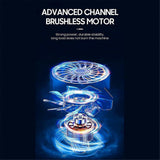 X64 Mini Turbo Jet Fan Brushless Motor Powerful Instantaneous Thrust 1.4kg/S 1000W Wind Speed Blowe