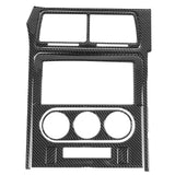 Console Navigation Panel AC Control Vent Trim Carbon Fiber Cover Fit for Dodge Challenger 2008?2014 LHD