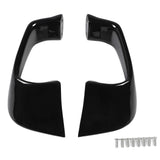 2PCS Fixed Wing Spoiler Aerodynamic Motorcycle Winglet Fairing Wing Kit Side Wing Decoration for YZF R1 R6 Gloss Black