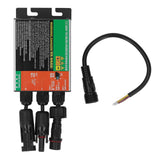 Grid Tie Micro Inverter MPPT Pure Sine Wave Compact Solar Alternative Energy AC230V 350W