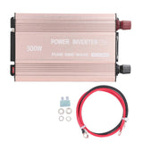 Car Pure Sine Wave Power Inverter 300W Adapter Solar PV Panel Boost Converter with LCD Display 48V to 220V