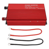 Solar Power Inverter 1500W Dual Use Aluminum Alloy Solar Inverter for Automobile 12V to