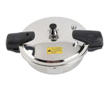 Pressure Cooker with Safety Valve 80KPA Rapid Heat Conduction Stainless Steel Pressure Cooker for Electric Gas Stoves
