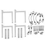 Enclosed Trailer Ladder Rack Professional Steel Strong Load Bearing Capacity Side Mount Trailer Ladder Rack