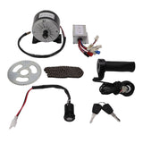 24V 250W Electric DC Motor Controller Kit With 55T Chainring 146L Chain for Mini Bikes Electric Scooter Motorcycle