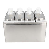 Sauce Dispenser Pump Condiment Squeeze Container For Kitchen Restaurant