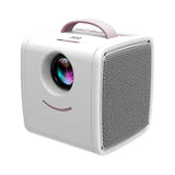 (UK Pink) Mini Projector Portable Video-projector Multimedia Home Theater Movie Projector Compatible With Full Hd 1080p Wireless Hdmi Usb WELL