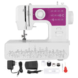 Household Sewing Machine Electric MultiFunction Crafting Mending 12 Stitches 1602 100240v(Prise US )