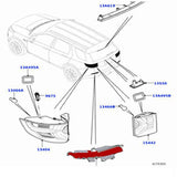 LR102042 LR102041 Car Rear Brake Light Tail Light Rear Bumper Reflector Light for Sport 2015-2023