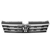 Front Bumper Grille 5NN853651DZLL Chrome Trim Middle Mesh Grille for AD Pre?Facelift 2016 to 2020