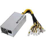 APW7 1800W Power Supply Mining PSU for Bitmain Antminer S9/L3+/A6/A7/R4/S7/E9 with 10X PCI-E 6Pin C