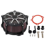Motorcycle High Flow Air Intake Filter Air Cleaner with Cover for XL1200C 1200 Custom 1996?2022