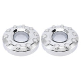 Pair of 19.5in Wheel Hub Center Cap 10 Lug 5C3Z1130NA Replacement for Ford F?450 F?550 Super Duty