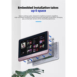 7 Inch Android 11 Music Amplifier Audio System 8 X 30W 2 Zone Android 11 Wifi 7 Inch Touch Screen A