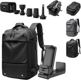 (Black vaccum) Backpack, Vacuum Backpack Travel, 60L Expandable Backpack with Vacuum Compression (Black+Vaccum)