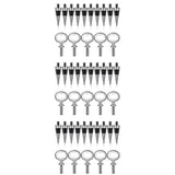 30Pc Wine Stopper and 15Pcs Blank Bottle Opener Bottle Opener Inserts Set Hardware for Wedding Party